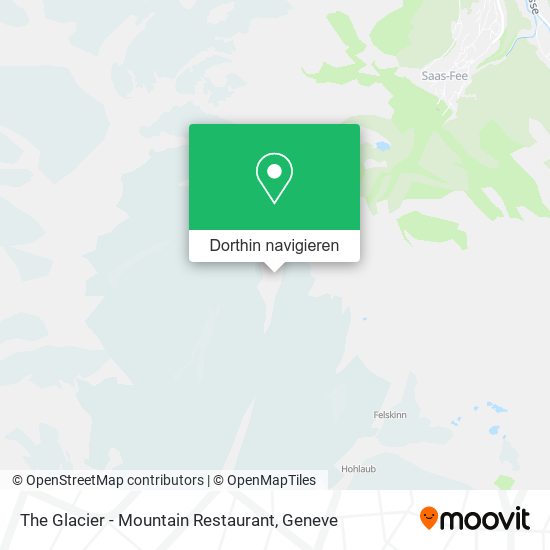 The Glacier - Mountain Restaurant Karte