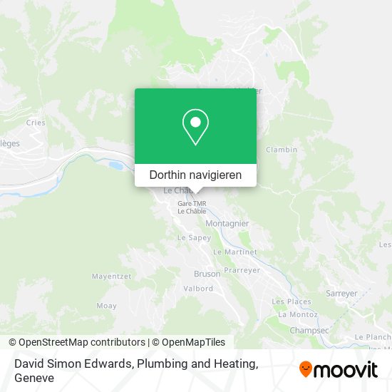 David Simon Edwards, Plumbing and Heating Karte