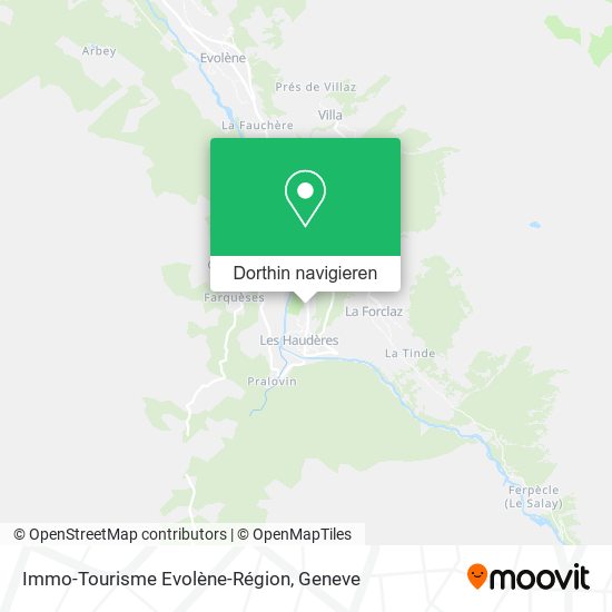 Immo-Tourisme Evolène-Région Karte