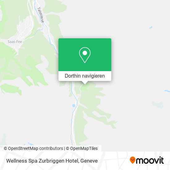 Wellness Spa Zurbriggen Hotel Karte