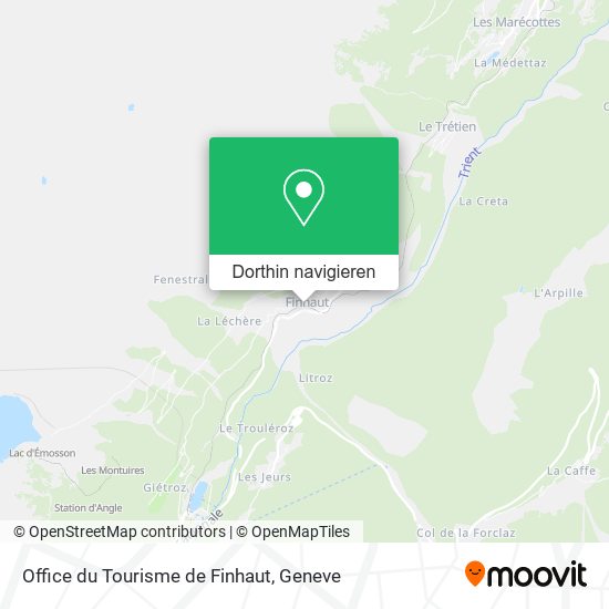 Office du Tourisme de Finhaut Karte