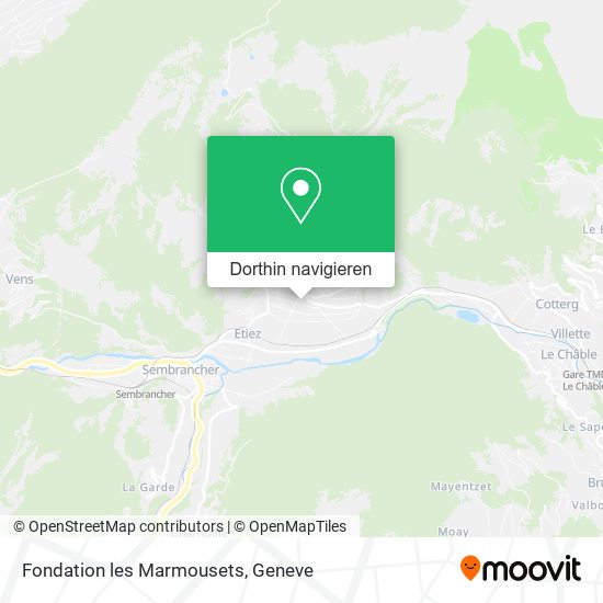 Fondation les Marmousets Karte