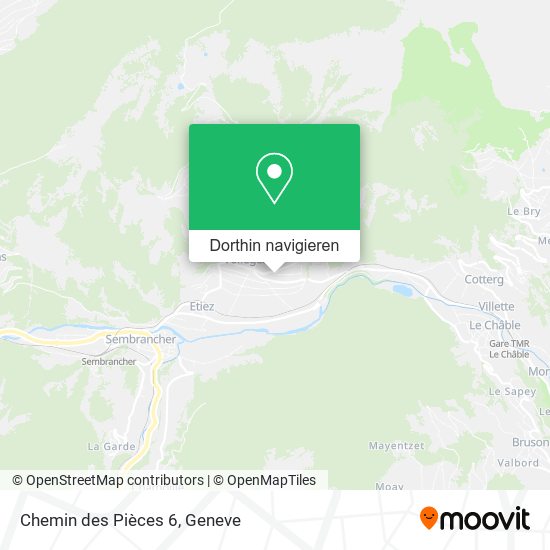 Chemin des Pièces 6 Karte