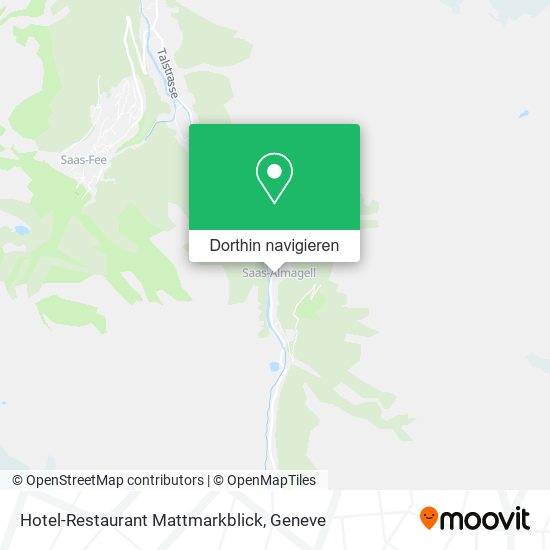 Hotel-Restaurant Mattmarkblick Karte