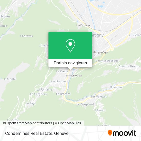 Condémines Real Estate Karte