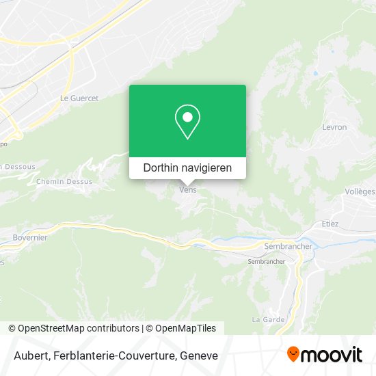 Aubert, Ferblanterie-Couverture Karte