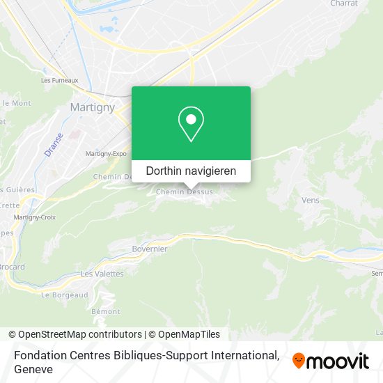 Fondation Centres Bibliques-Support International Karte