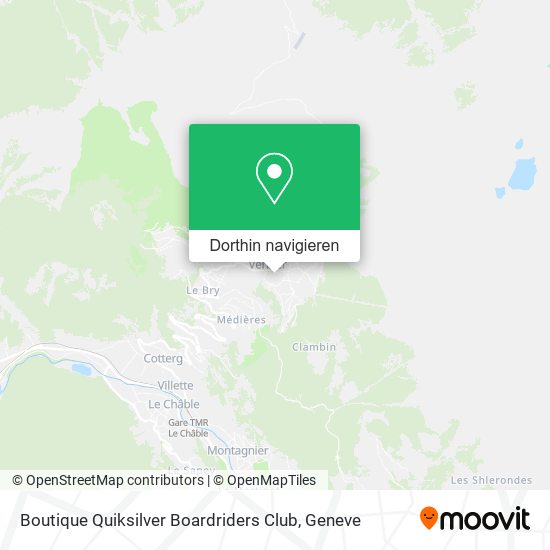 Boutique Quiksilver Boardriders Club Karte