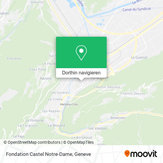 Fondation Castel Notre-Dame Karte