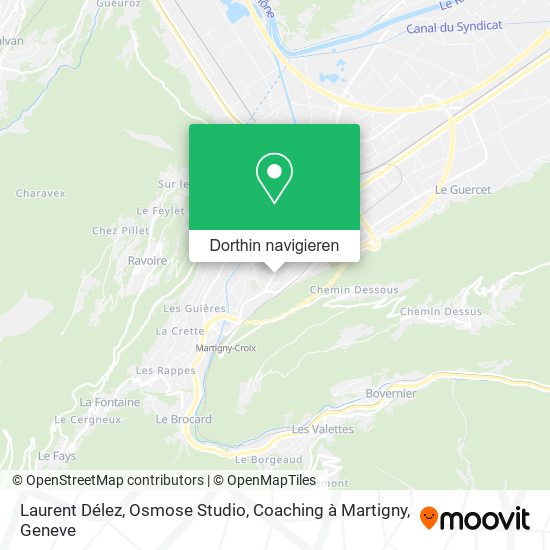 Laurent Délez, Osmose Studio, Coaching à Martigny Karte