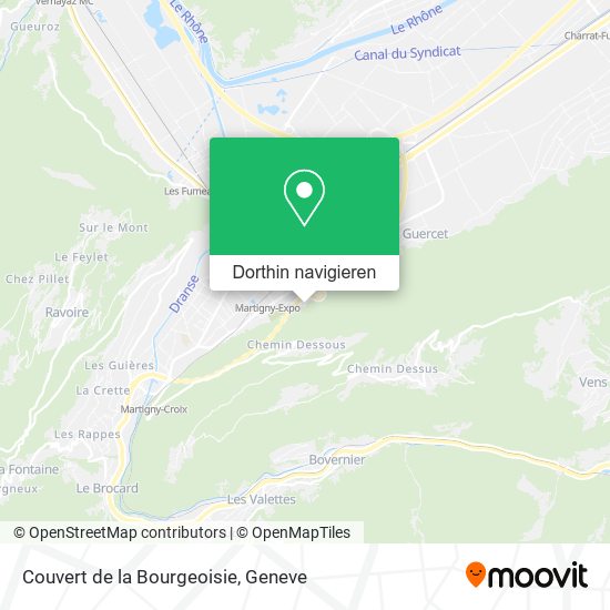 Couvert de la Bourgeoisie Karte