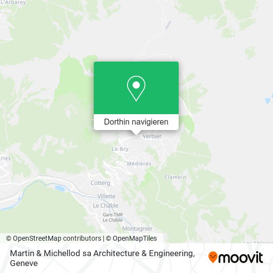 Martin & Michellod sa Architecture & Engineering Karte