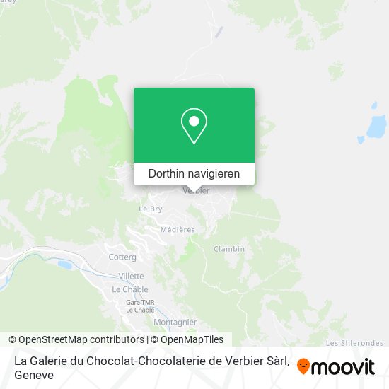 La Galerie du Chocolat-Chocolaterie de Verbier Sàrl Karte