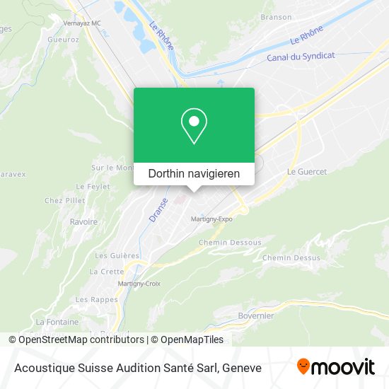 Acoustique Suisse Audition Santé Sarl Karte