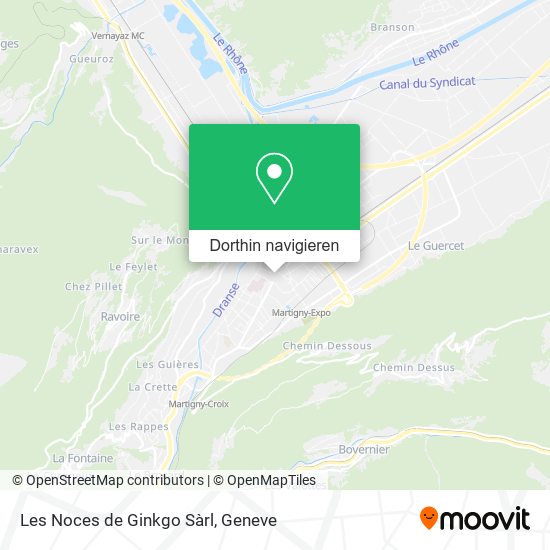 Les Noces de Ginkgo Sàrl Karte