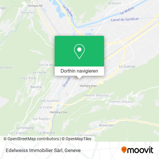 Edelweiss Immobilier Sàrl Karte