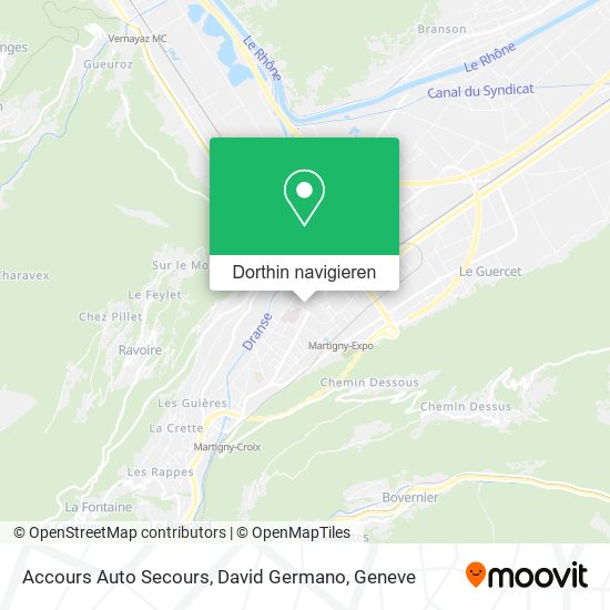 Accours Auto Secours, David Germano Karte