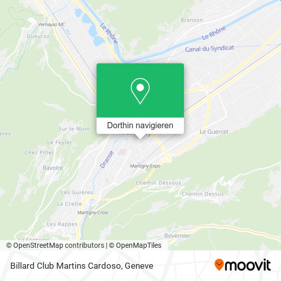 Billard Club Martins Cardoso Karte