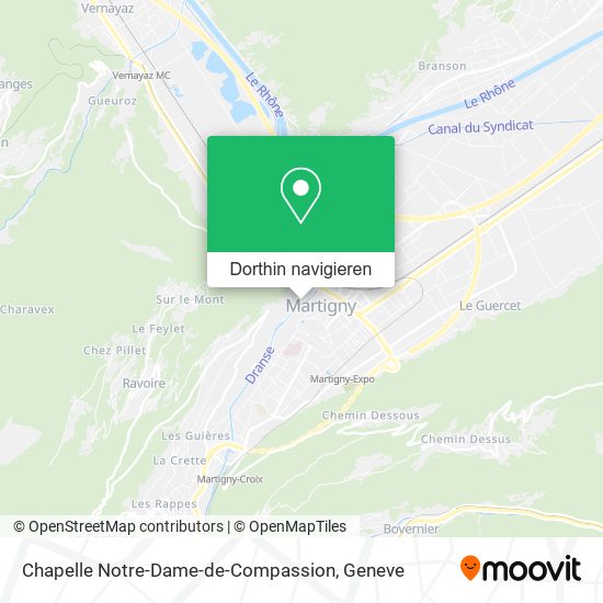 Chapelle Notre-Dame-de-Compassion Karte