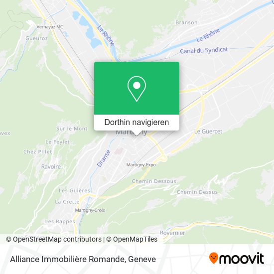 Alliance Immobilière Romande Karte