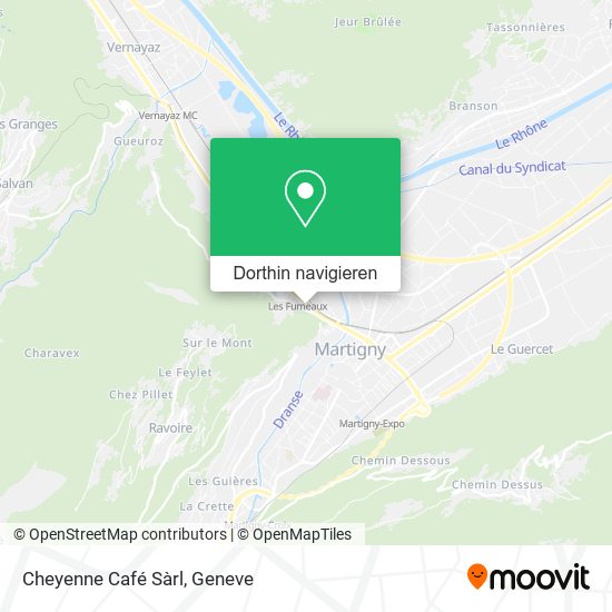 Cheyenne Café Sàrl Karte
