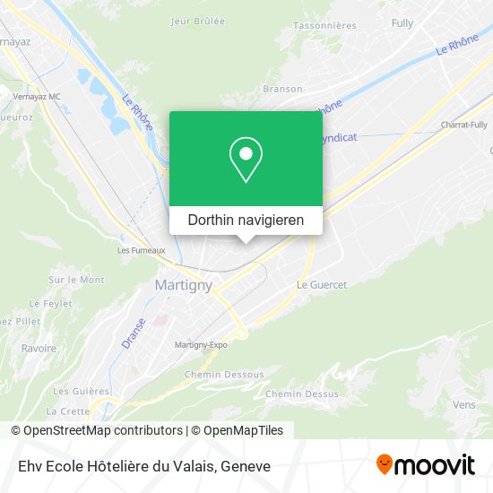 Ehv Ecole Hôtelière du Valais Karte