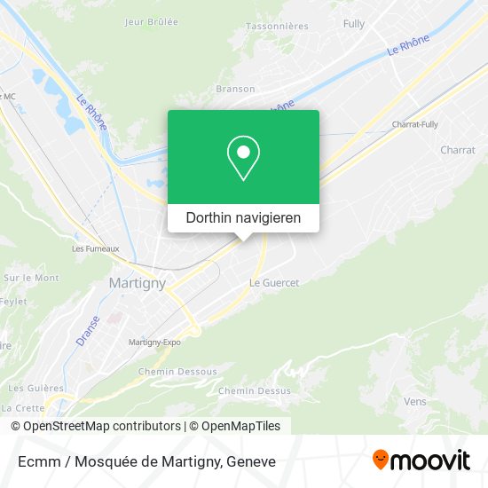 Ecmm / Mosquée de Martigny Karte