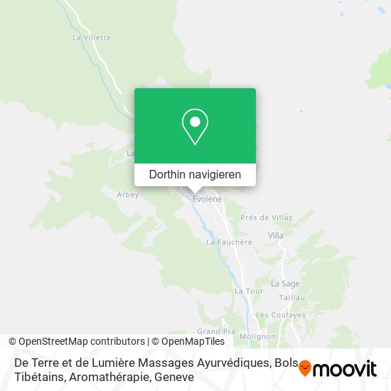 De Terre et de Lumière Massages Ayurvédiques, Bols Tibétains, Aromathérapie Karte