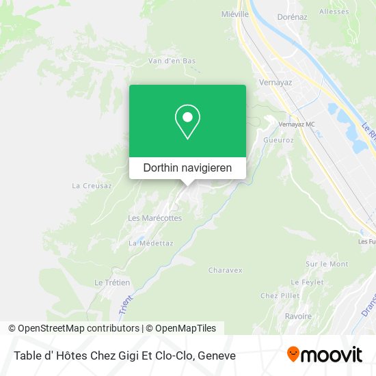 Table d' Hôtes Chez Gigi Et Clo-Clo Karte