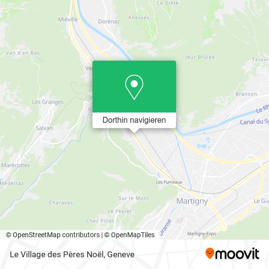 Le Village des Pères Noël Karte