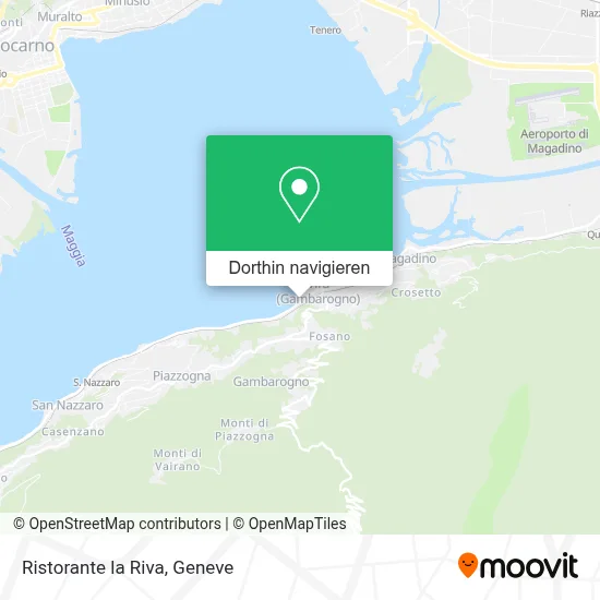 Ristorante la Riva Karte