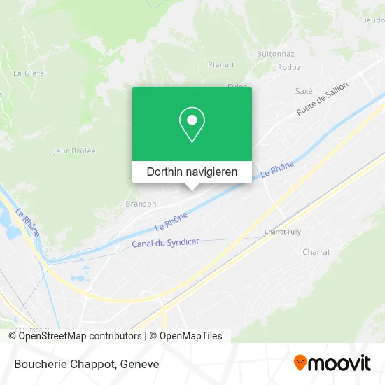 Boucherie Chappot Karte