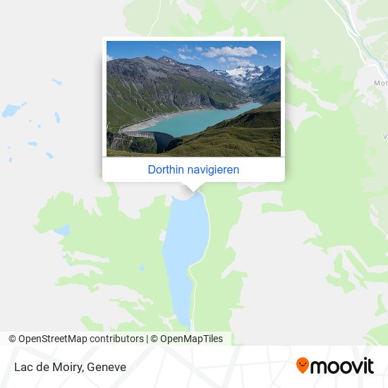 Lac de Moiry Karte