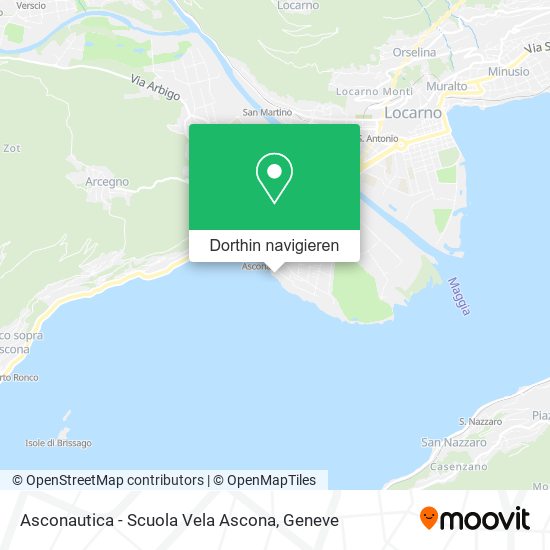 Asconautica - Scuola Vela Ascona Karte