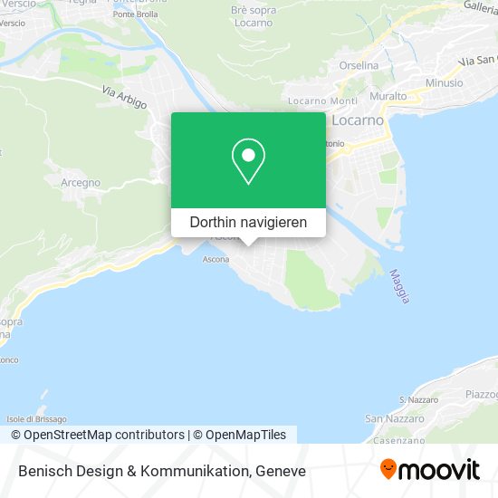 Benisch Design & Kommunikation Karte