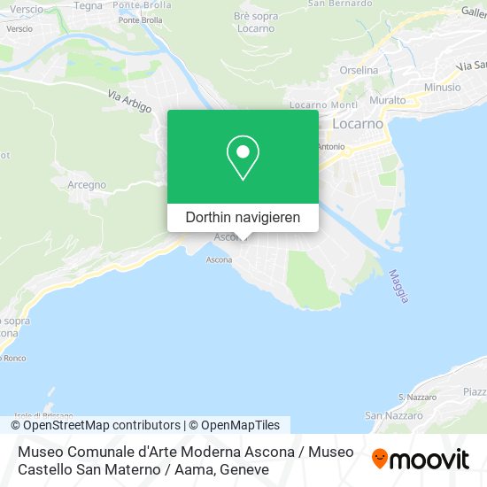 Museo Comunale d'Arte Moderna Ascona / Museo Castello San Materno / Aama Karte