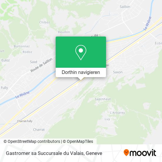Gastromer sa Succursale du Valais Karte