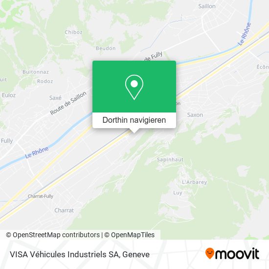 VISA Véhicules Industriels SA Karte