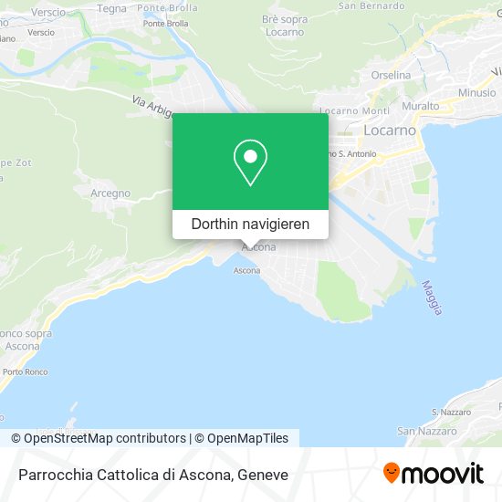 Parrocchia Cattolica di Ascona Karte