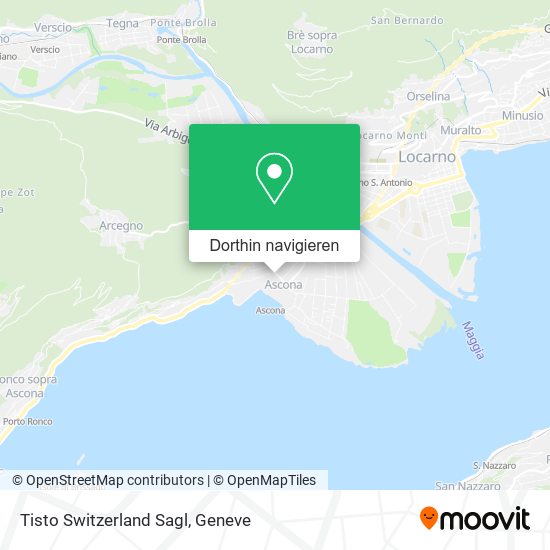 Tisto Switzerland Sagl Karte