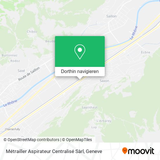 Métrailler Aspirateur Centralisé Sàrl Karte