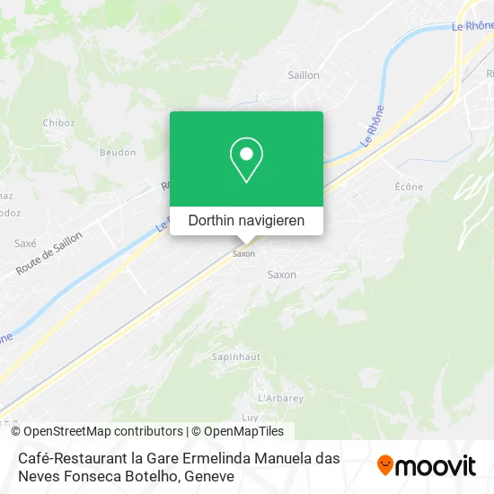 Café-Restaurant la Gare Ermelinda Manuela das Neves Fonseca Botelho Karte