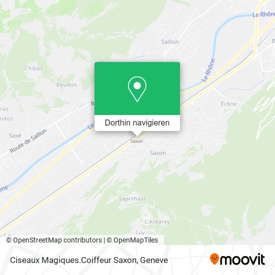Ciseaux Magiques.Coiffeur Saxon Karte