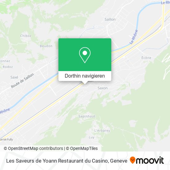 Les Saveurs de Yoann Restaurant du Casino Karte