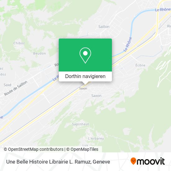 Une Belle Histoire Librairie L. Ramuz Karte