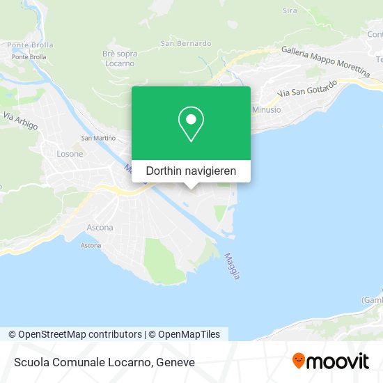 Scuola Comunale Locarno Karte