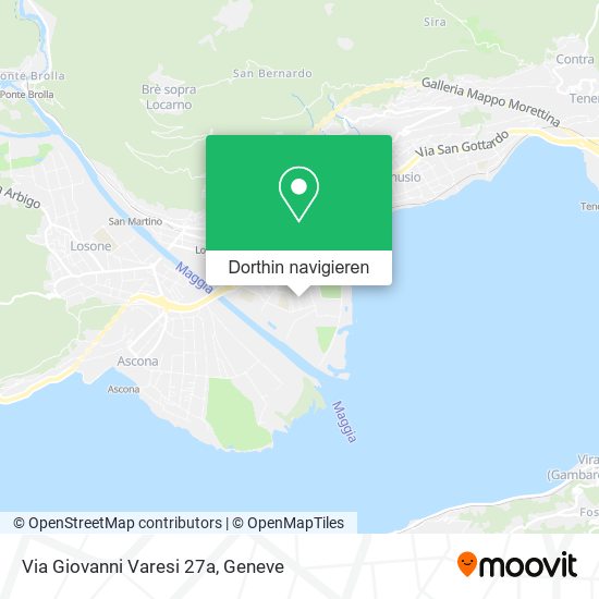 Via Giovanni Varesi 27a Karte