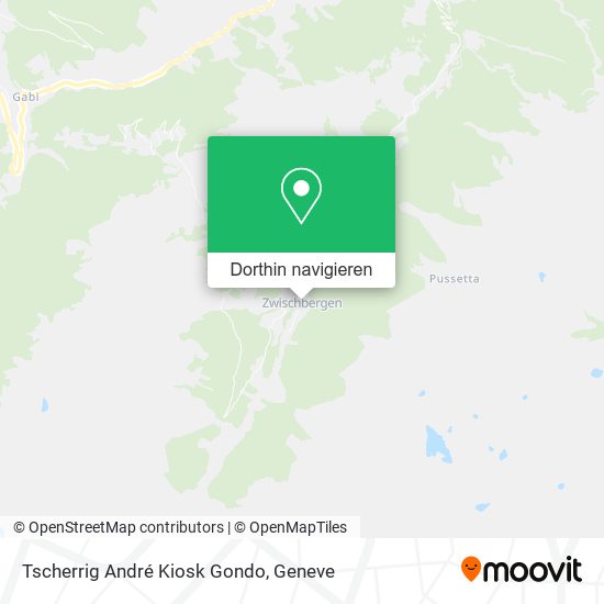 Tscherrig André Kiosk Gondo Karte
