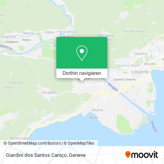 Giardini dos Santos Caniço Karte