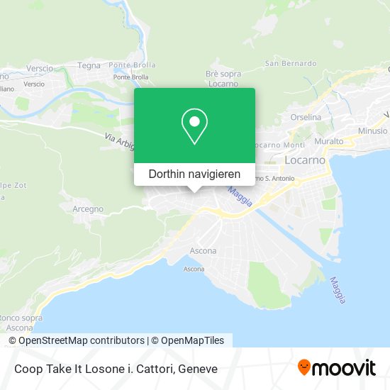 Coop Take It Losone i. Cattori Karte